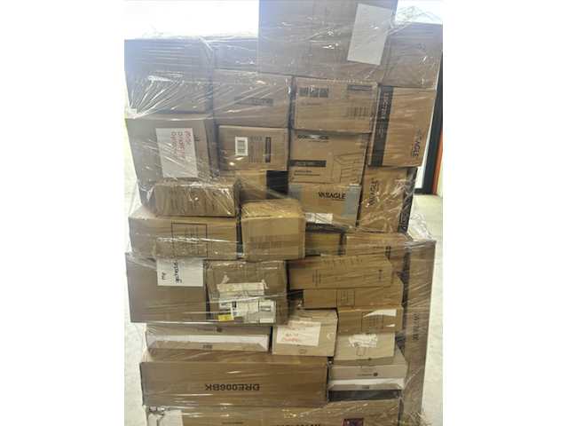 Pallet met ca. 48x beauty & decoratie artikelen – spiegels, sieradenopbergers, accessoires & kaptafels - afbeelding 4 van  6
