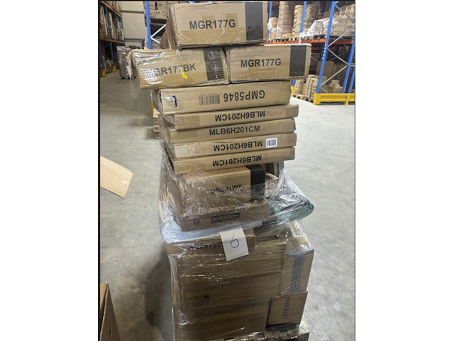 Pallet met ca. 48x home & living artikelen – opbergers, kleinmeubelen & woonaccessoires - afbeelding 3 van  6