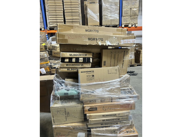 Pallet met ca. 48x home & living artikelen – opbergers, kleinmeubelen & woonaccessoires - afbeelding 4 van  6