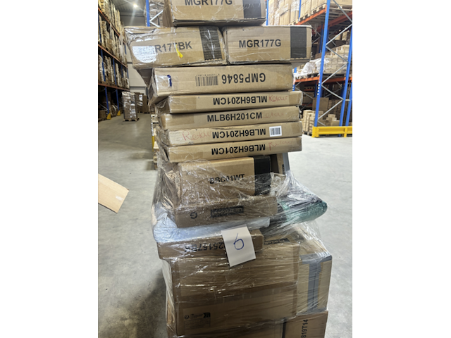 Pallet met ca. 48x home & living artikelen – opbergers, kleinmeubelen & woonaccessoires - afbeelding 5 van  6