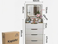 Pallet met ca. 9x kaptafels – 1 model - afbeelding 1 van  6