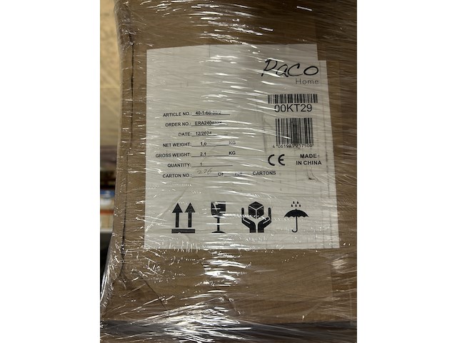 Pallet met design verlichting, paco home - afbeelding 5 van  6