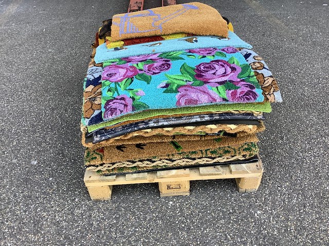 Pallet met deurmatten, zonder pallet, diverse kleuren - afbeelding 2 van  4