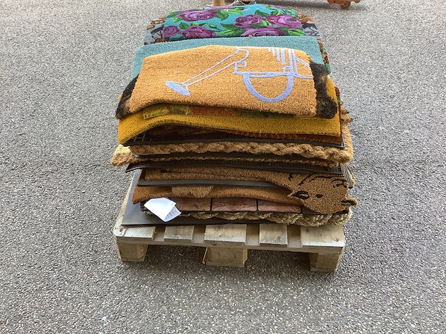 Pallet met deurmatten, zonder pallet, diverse kleuren - afbeelding 4 van  4