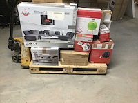 Pallet met diverse elektrische artikelen. - afbeelding 2 van  5