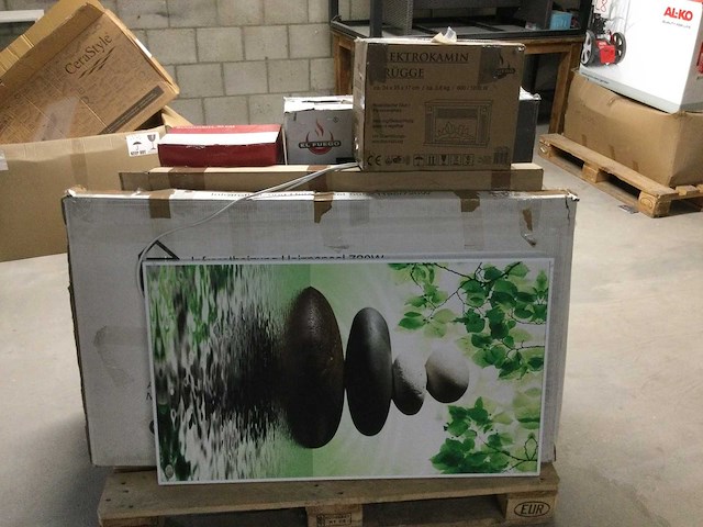 Pallet met diverse elektrische artikelen. - afbeelding 4 van  5