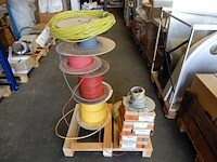 Pallet met diverse kabel, lapp tkf