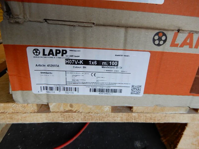 Pallet met diverse kabel, lapp tkf - afbeelding 14 van  14