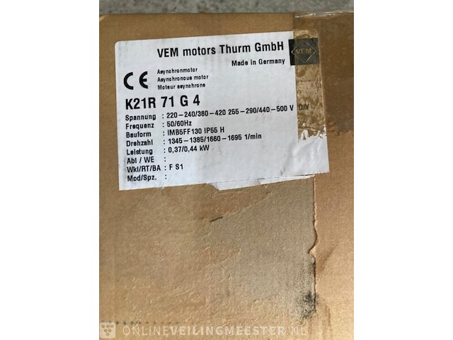 Pallet met elektromotoren - afbeelding 6 van  18