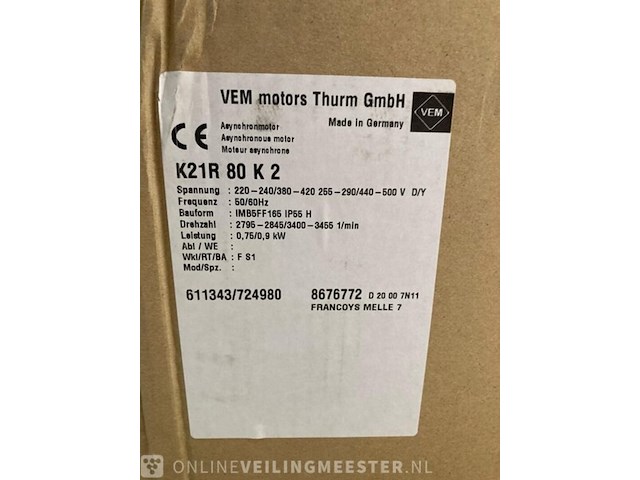 Pallet met elektromotoren - afbeelding 15 van  18