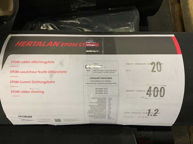 Pallet met hertalan en dow rubber afdichtingsfolie - afbeelding 3 van  7