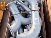 Pallet met o.a. y-buis, bochten met flens - afbeelding 2 van  6