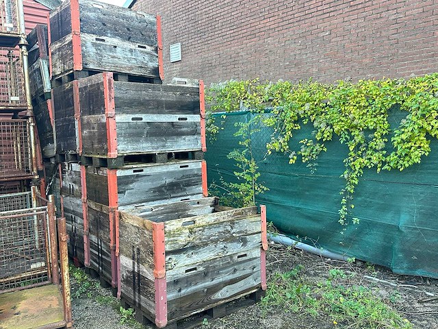 Pallet met opzetranden (11x) - afbeelding 2 van  3