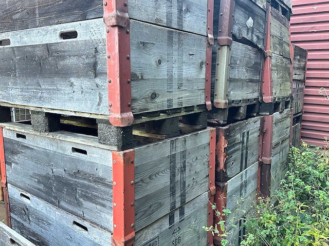 Pallet met opzetranden (11x) - afbeelding 3 van  3