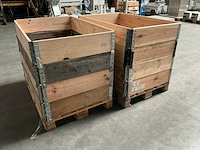 Pallet met palletranden(2x) - afbeelding 1 van  1