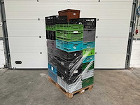 Pallet met partij kratten - afbeelding 1 van  3