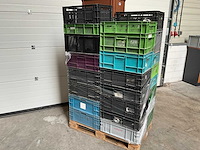 Pallet met partij kratten - afbeelding 2 van  3