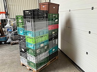 Pallet met partij kratten - afbeelding 3 van  3