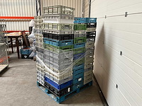 Pallet met partij kratten - afbeelding 4 van  4