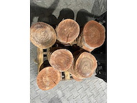 Pallet met rosewood schijven, diverse maten (32x) - afbeelding 3 van  3