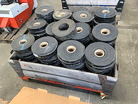 Pallet met rubber rollen - afbeelding 1 van  3
