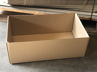 Pallet met traydoos 50x28x19cm bruin - afbeelding 3 van  3