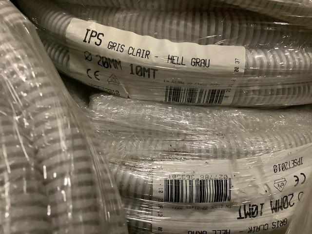 Pallet mix van flexibele elektriciteitsbuizen ips, grijs - afbeelding 3 van  4
