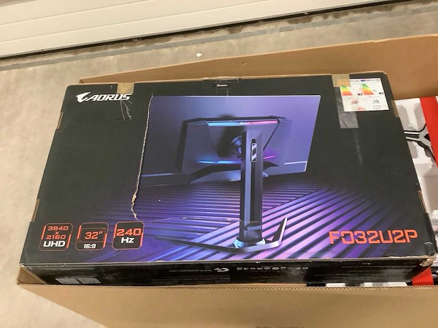 Pallet monitors o.a phillips, aorus en benq - 10 items - afbeelding 4 van  6