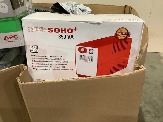 Pallet noodstroomvoorzieningen - retourgoederen - 49 items - afbeelding 4 van  6