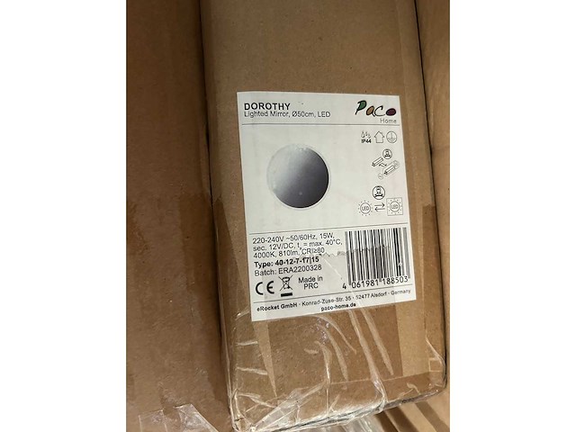 Pallet paco home design verlichting ca. 30 lampen - afbeelding 3 van  7