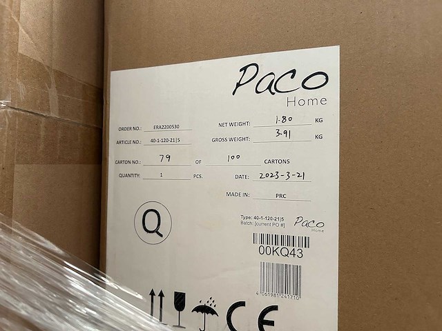 Pallet paco home design verlichting ca. 30 lampen - afbeelding 6 van  7