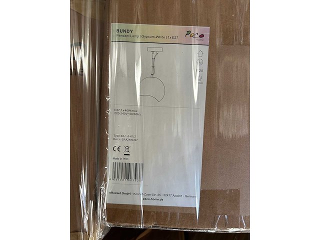 Pallet paco home design verlichting ca. 34 lampen - afbeelding 2 van  2