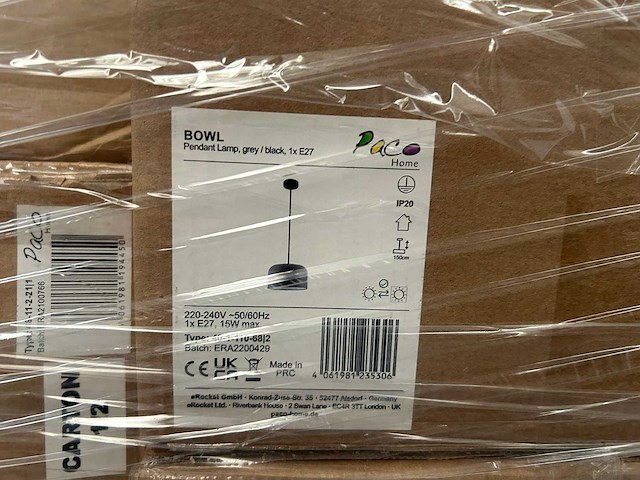 Pallet paco home design verlichting ca. 35 lampen - afbeelding 2 van  6