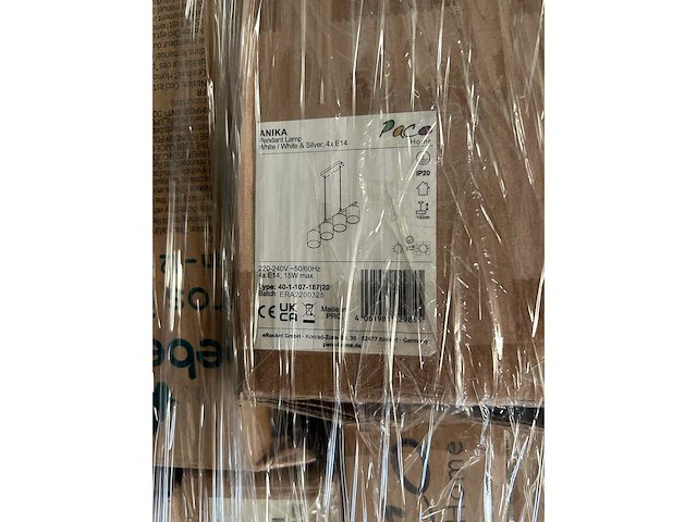 Pallet paco home design verlichting ca. 51 lampen - afbeelding 3 van  7