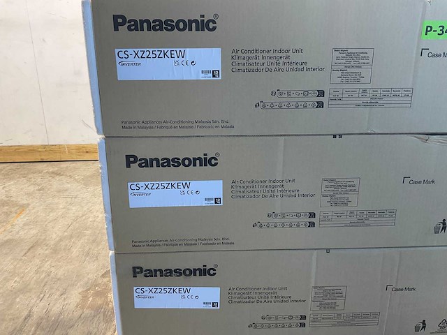 Pallet panasonic binnenunits – single/multi-split - cs-xz25zkew / cs-z50ufeaw - afbeelding 4 van  7