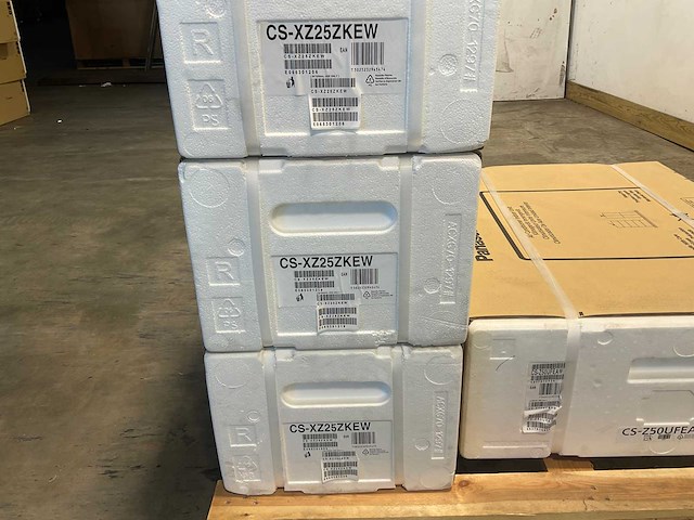 Pallet panasonic binnenunits – single/multi-split - cs-xz25zkew / cs-z50ufeaw - afbeelding 5 van  7