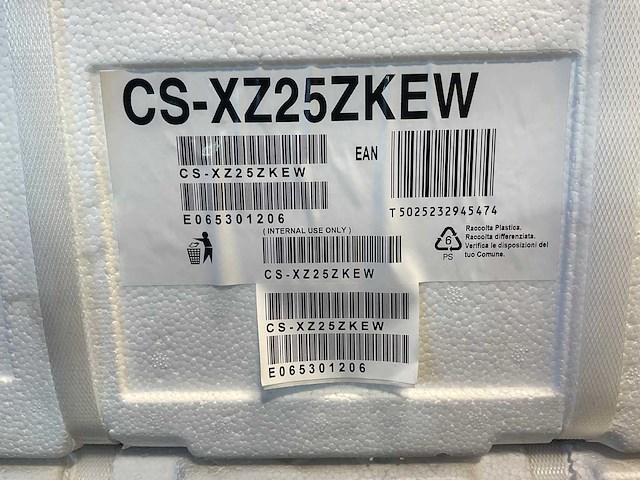 Pallet panasonic binnenunits – single/multi-split - cs-xz25zkew / cs-z50ufeaw - afbeelding 6 van  7