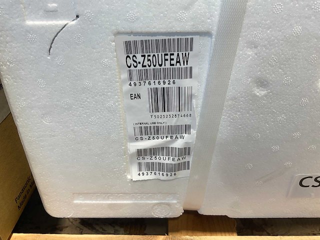 Pallet panasonic binnenunits – single/multi-split - cs-xz25zkew / cs-z50ufeaw - afbeelding 7 van  7