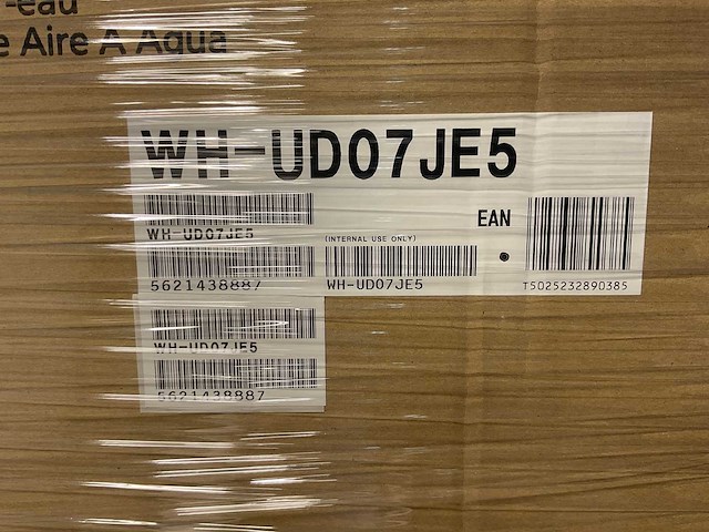 Pallet panasonic buitenunit - airco en lucht-water warmtepomp - afbeelding 10 van  16