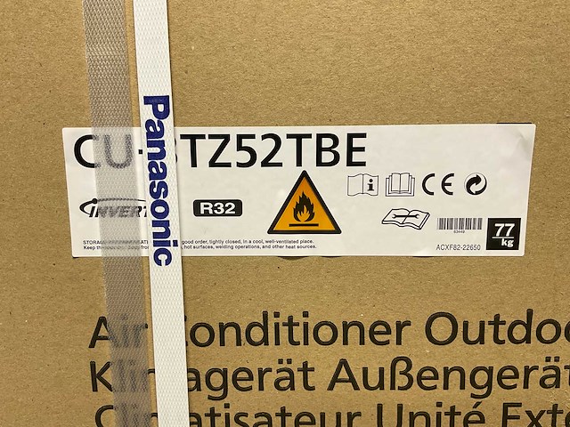 Pallet panasonic buitenunit - multi-split cu-3tz52tbe - 5,2kw - r32 - afbeelding 3 van  3