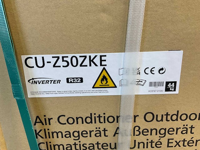 Pallet panasonic buitenunit - single-split cu-z50zke – 5kw - r32 - afbeelding 4 van  6