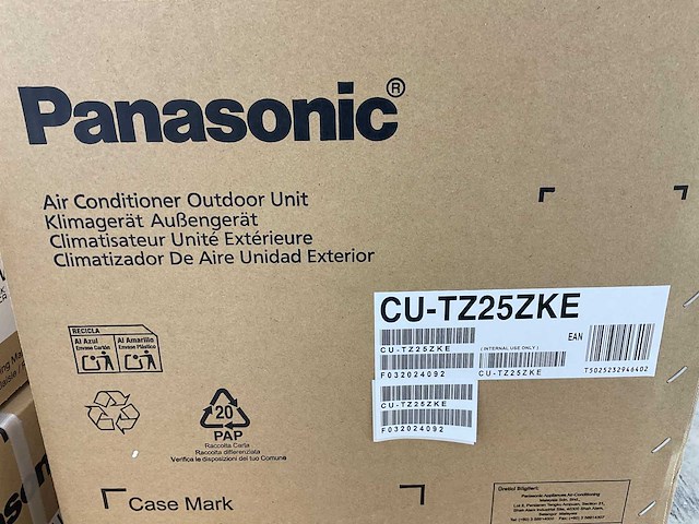 Pallet panasonic mix - binnen- en buitenunit met bediening - afbeelding 3 van  7