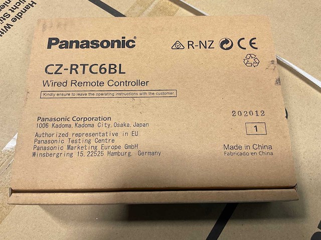 Pallet panasonic mix - binnen- en buitenunit met bediening - afbeelding 6 van  7