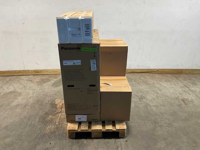 Pallet panasonic mix - binnen- en buitenunit met verwarmingselementen - afbeelding 3 van  10