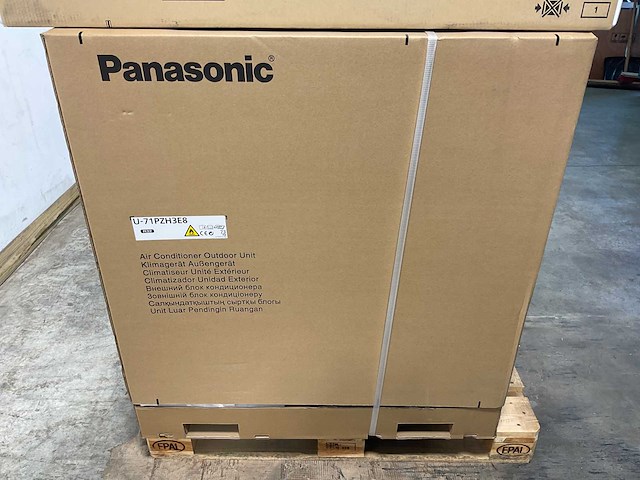 Pallet panasonic mix - binnen- en buitenunit met verwarmingselementen - afbeelding 4 van  10