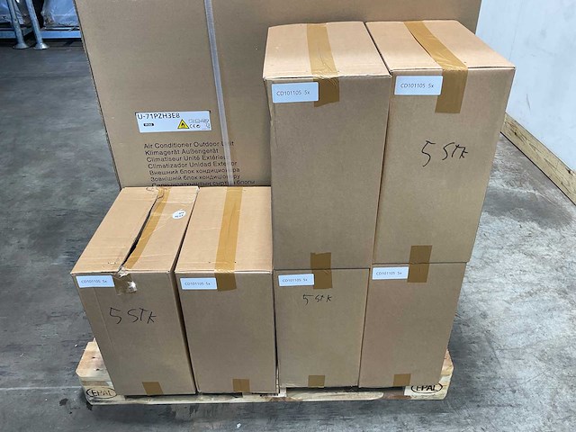 Pallet panasonic mix - binnen- en buitenunit met verwarmingselementen - afbeelding 10 van  10