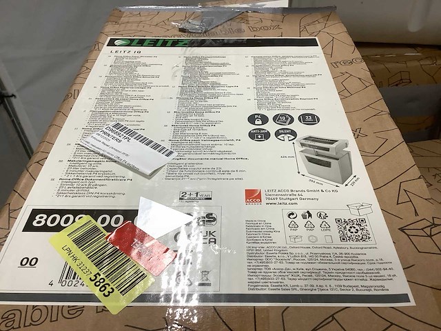 Pallet papierversnipperaars - afbeelding 3 van  7
