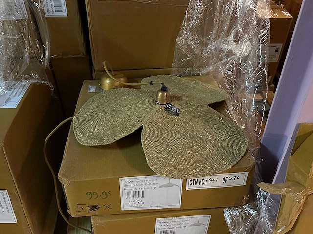 Pallet partij woondecoratie – mix van lampen, vazens & decoratie (partijhandel) - afbeelding 3 van  4