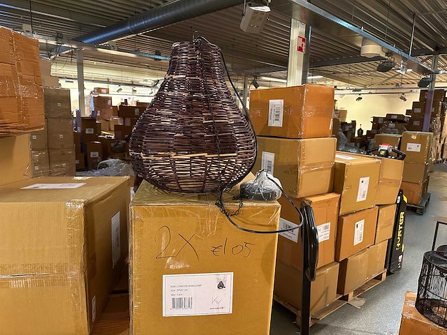 Pallet partij woondecoratie – mix van lampen, vazens & decoratie (partijhandel) - afbeelding 3 van  6