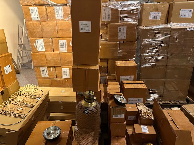 Pallet partij woondecoratie – mix van lampen, vazens & decoratie (partijhandel) - afbeelding 5 van  6